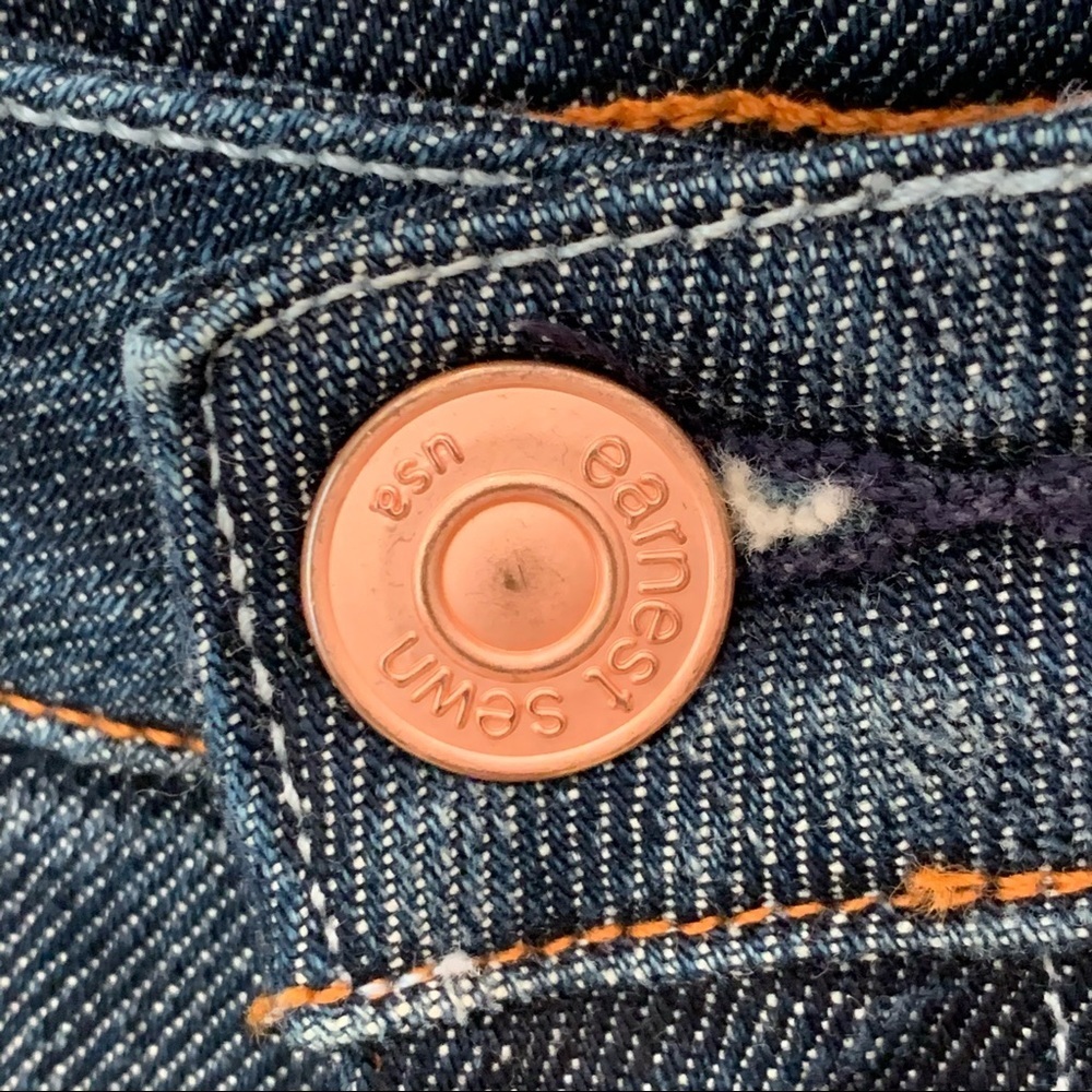 ERNEST SEWN Vintage Low-Rise Boot Cut Jeans Hefner 434 Size 29 - Picture 8 of 11